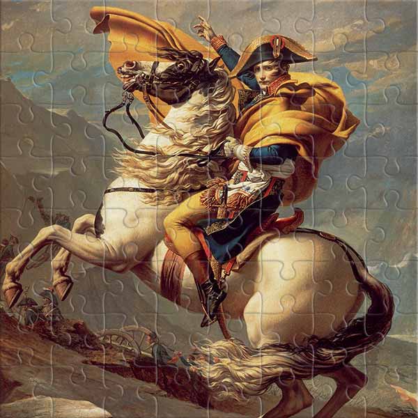 Napoleon Crossing the Alps Jigsaw Puzzle