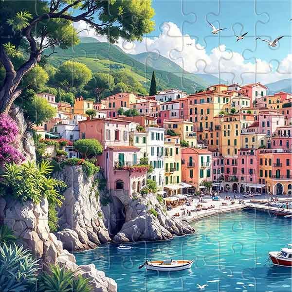 Colors of the Ligurian Coast Jigsaw Puzzle