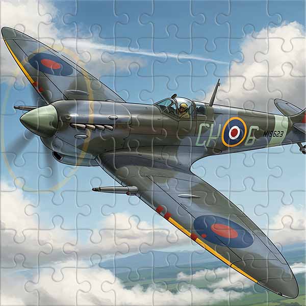 Flight of the Legendary Fighter Jigsaw Puzzle