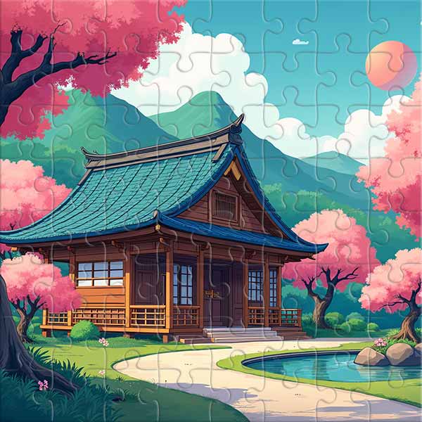Japanese Harmony Jigsaw Puzzle