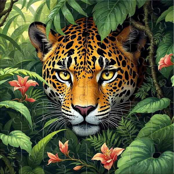 Gaze from the Jungle Jigsaw Puzzle