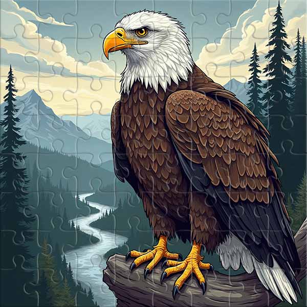 Proud Lord of the Mountains Jigsaw Puzzle