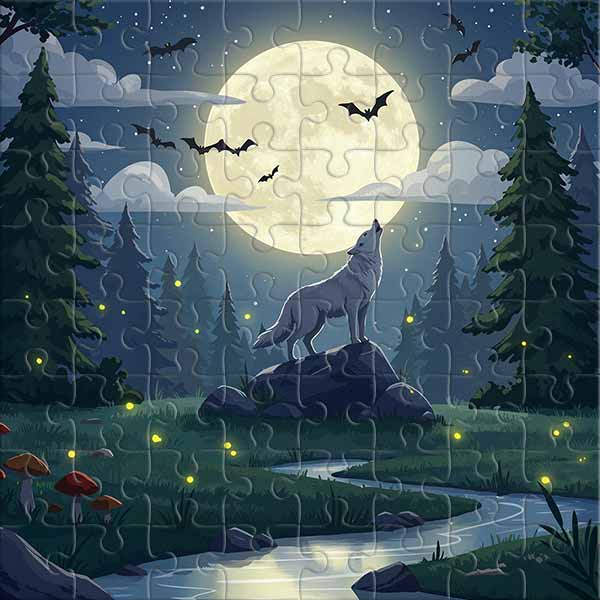 Song of the Full Moon Jigsaw Puzzle