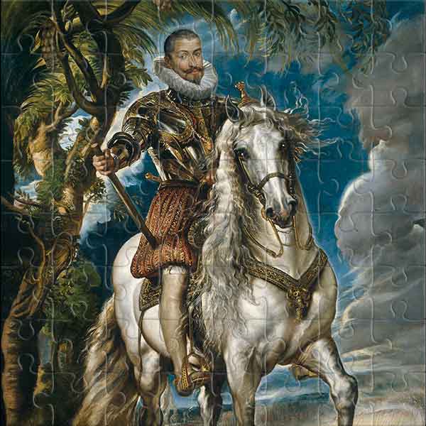 Equestrian Portrait of the Duke of Lerma Jigsaw Puzzle