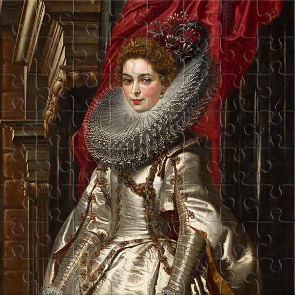 Portrait of Marchesa Brigida Spinola-Doria Jigsaw Puzzle