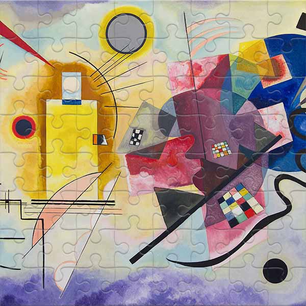 Yellow-Red-Blue Jigsaw Puzzle