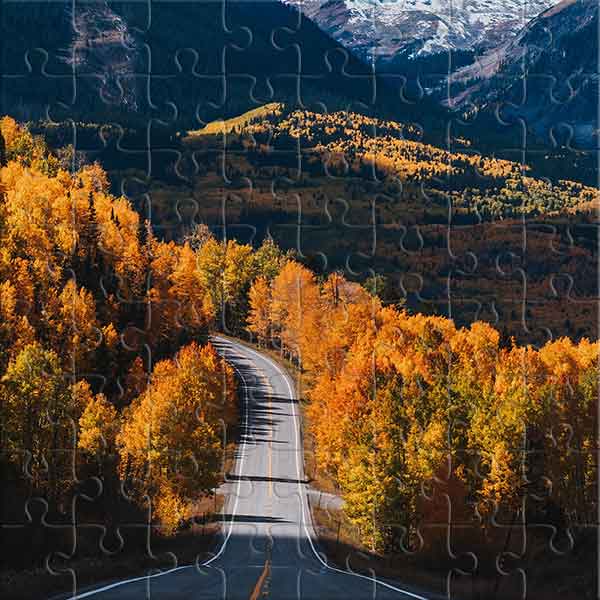 Autumn Route Jigsaw Puzzle
