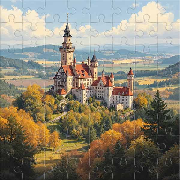 Début d’automne près du château Puzzle