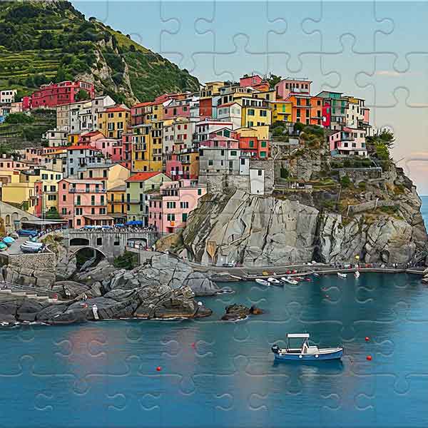 Una ventana a Cinque Terre Rompecabezas
