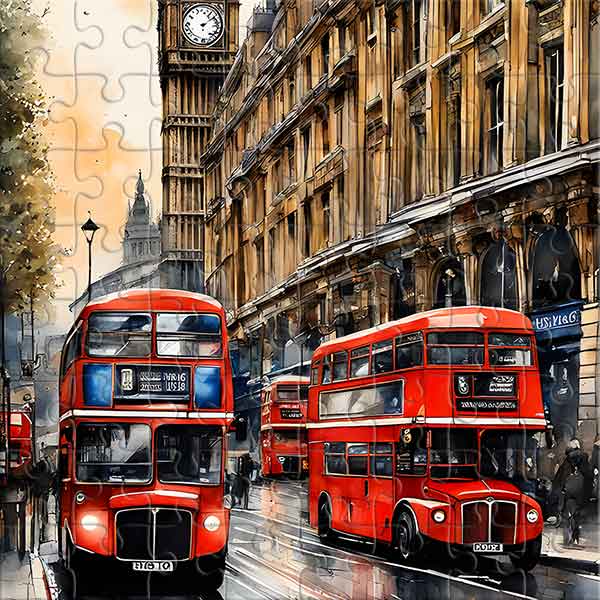 Rutas de Londres Rompecabezas