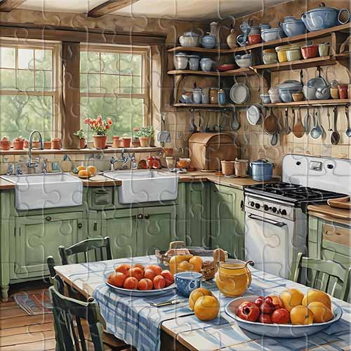 La cuisine où naissent les souvenirs Puzzle