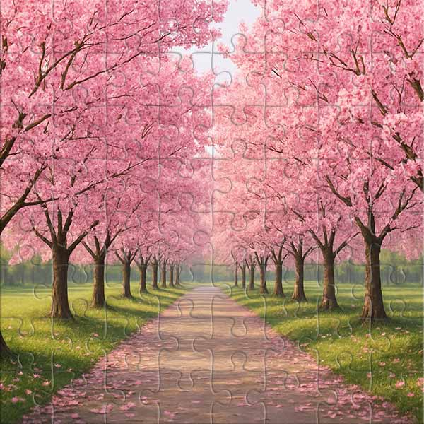 Sakura (fleur de cerisier) Puzzle