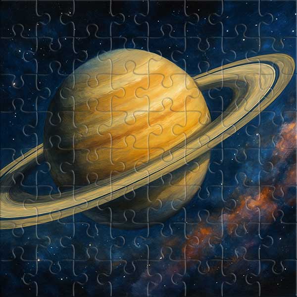 Planète Saturne Puzzle